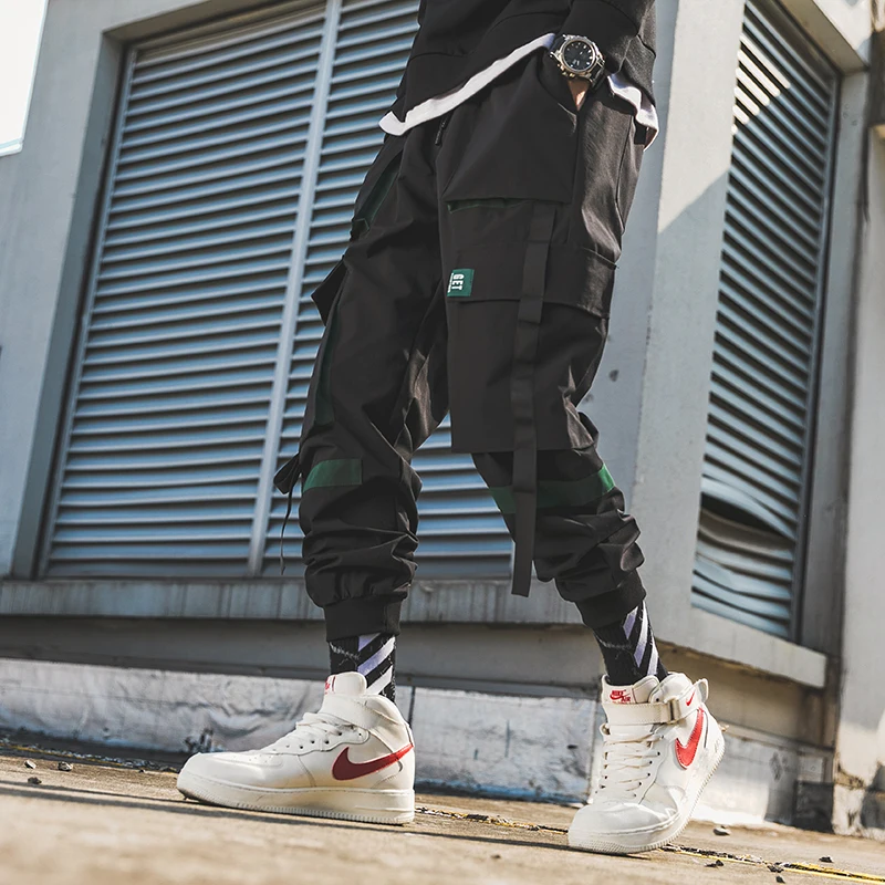 Streetwear Men's Multi Pockets Cargo Harem Pants Hip Hop Casual Male Track Pants Joggers Trousers Fashion Harajuku Men Pants Streetwear Men's Multi Pockets Cargo Harem Pants Hip Hop Casual Male Track Pants Joggers Trousers Fashion Harajuku Men Pants
