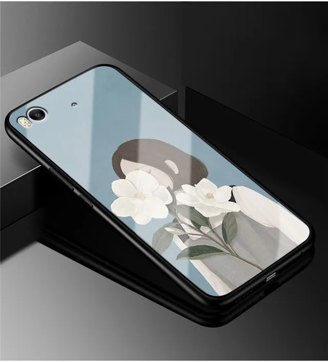 33 Для Xiaomi mi 5 mi 5 чехол из закаленного стекла твердая задняя крышка чехол для Xiaomi mi 5s Мягкий бампер для Xiaomi mi 5S плюс милые Чехлы для телефона - Цвет: 33