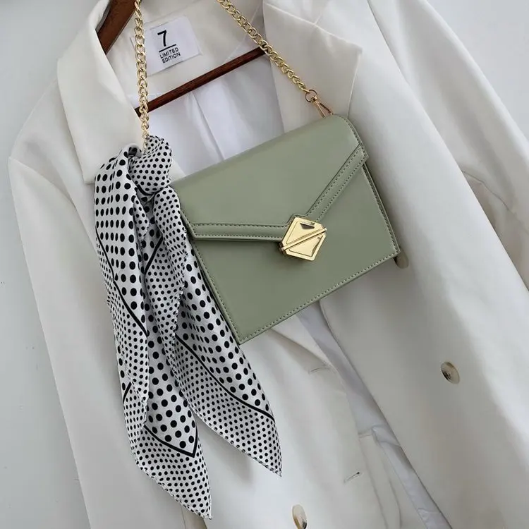 

Lock Clutch 2019 New Style Korean-style Fashion Small Square Bag Chain Shoulder Bag Cool Versatile WOMEN'S Bag