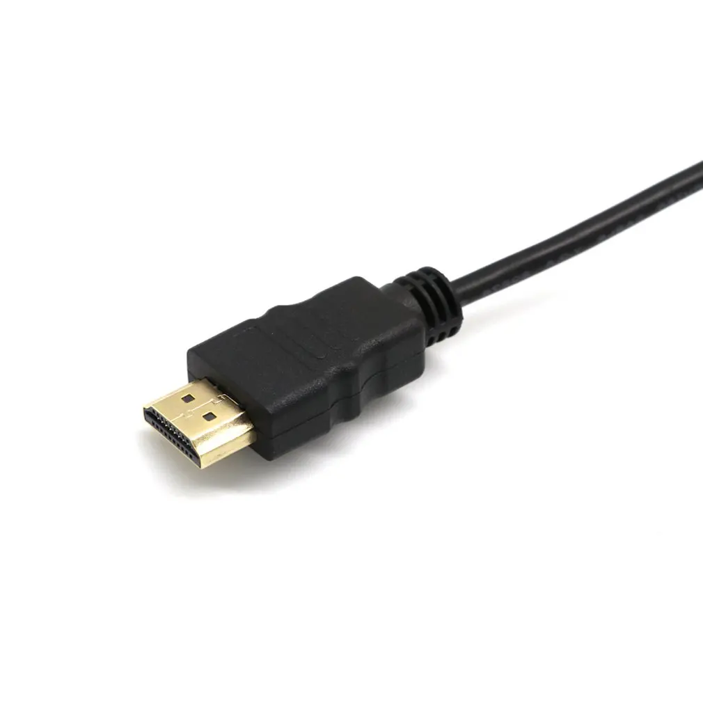 1 5 м/16FT золотой адаптер штыревой HDMI на VGA Мужской (15 контактов Видео Кабель 1080P 6FT
