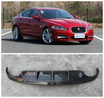 

Carbon Fiber Car Rear Trunk Lip Bumper Diffuser Protector Cover Fits For Jaguar XF 2009 2010 2011 2012.2013.2014.2015