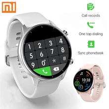 Xiaomi-reloj inteligente Mijia Ip68, resistente al agua, con Bluetooth, llamadas, control del ritmo cardíaco y del sueño, Dial personalizado