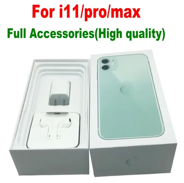 1 компл. EU US версия телефон упаковочная коробка чехол для iPhone 11 pro max с полными аксессуарами посылка коробка печать IMEI номер
