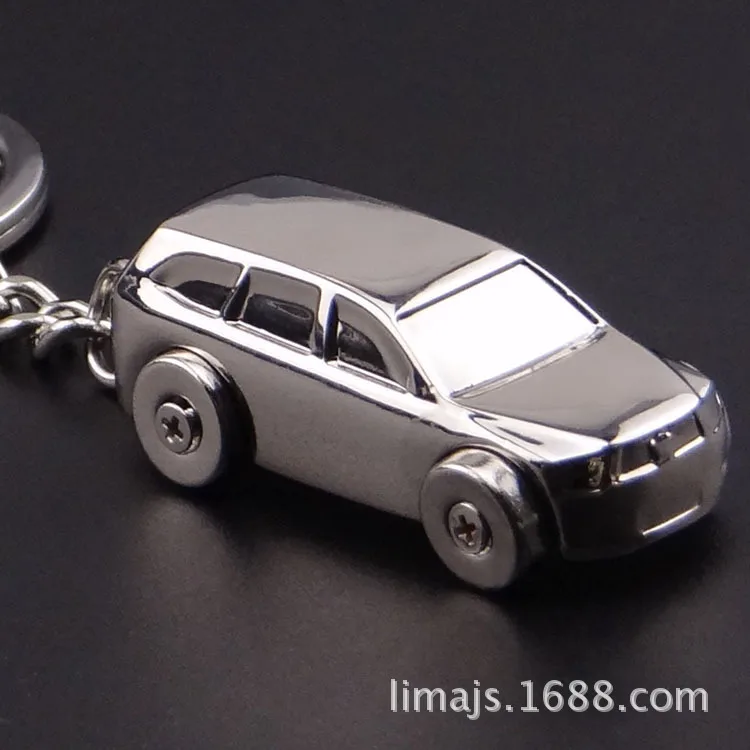 

Metal Automobile Key Buckle 3d Three-dimensional Business Affairs Automobile Key Buckle Man Business Affairs Gift