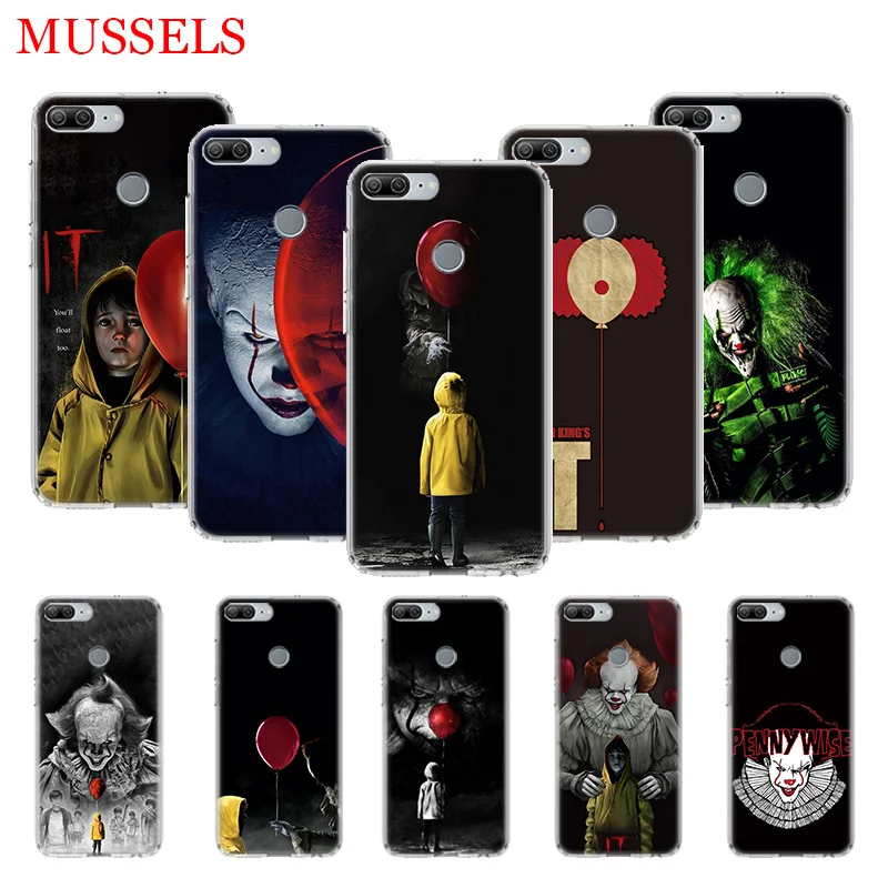 

Pennywise Clown Phone Case For Huawei Honor 8X 20 9 10 lite 8A Pro 10i 20i 8S V20 Y5 Y6 Y7 Y9 2019 Customized Cover
