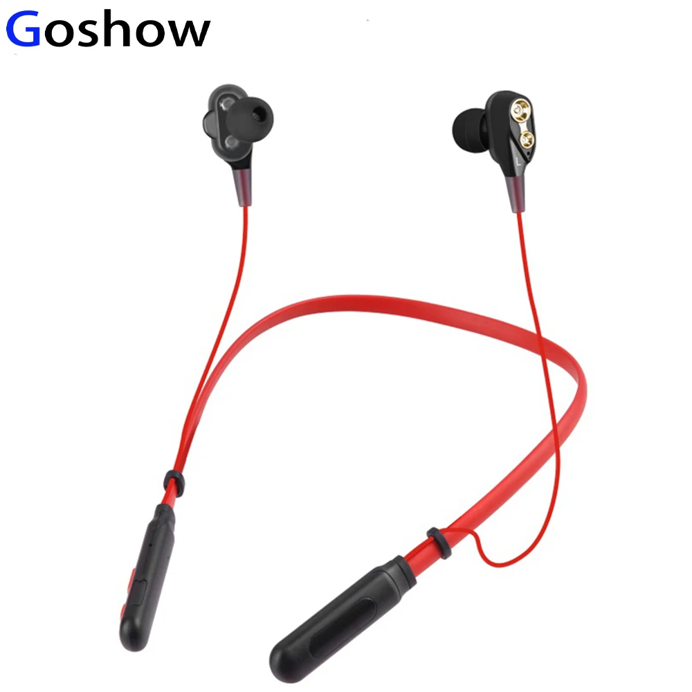 Беспроводные Bluetooth наушники Спортивная стерео гарнитура Handfree Blutooth с микрофоном