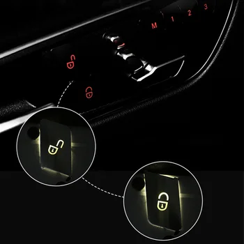 

12pcs/set Accessories Styling ABS Adjustment Button Sticker Car Seat Cover Adhesive Decoration Easy Install For Benz A B E Class