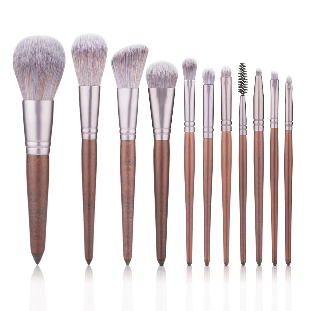 

Doxa Wooden Makeup Brushes for Foundation Powder Blush Eyeshadow Concealer Lip Eye Make Up Brush Cosmetics Beauty Tools