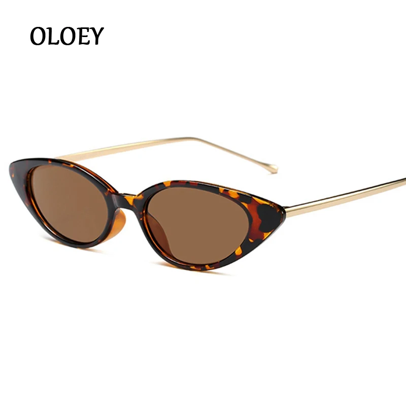 

2019 Women Small Cat Eye Sunglasses Classic Brand Designer Oval Metal Frame Sun Glasses For Female Male Shades UV400 Eyewear
