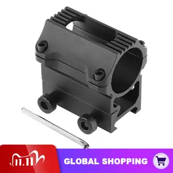 

25MM Protable Durable Adjustable Gun Clip Flashlight Torch Holder Flash Light Mount with Allen Key and Ring Type