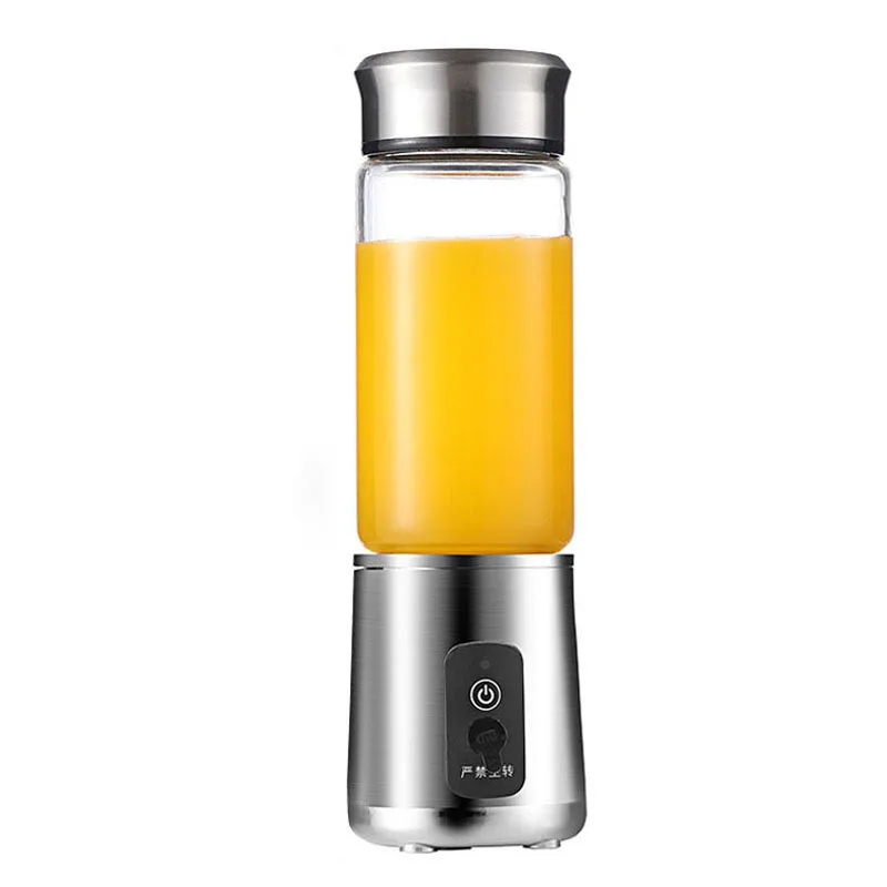 

Mini Portable Juicer USB Rechargable Juicer Cup Travel Blender Mixer Home Fruit Orange Juice Extractor Smooth Maker 380ML