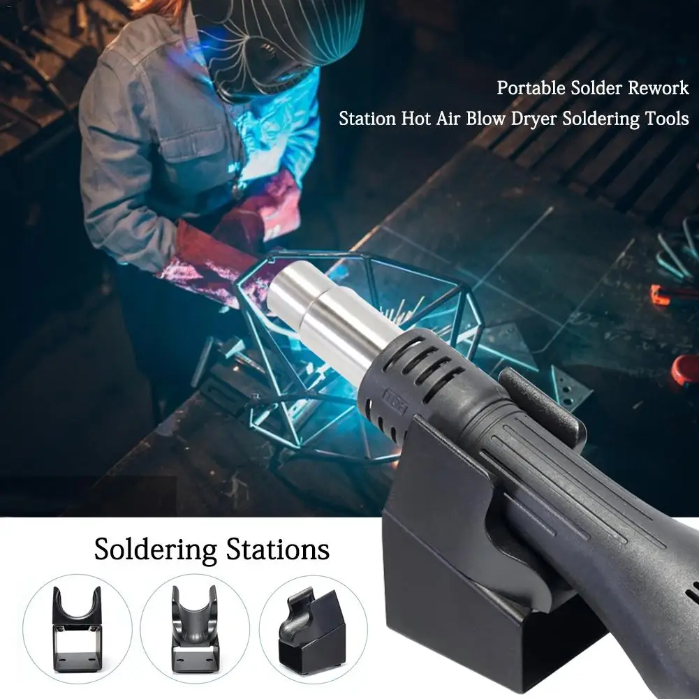 

Hot Air Blow Dryer Portable Solder Rework Station Hot Air Blow Dryer Soldering Tools #35
