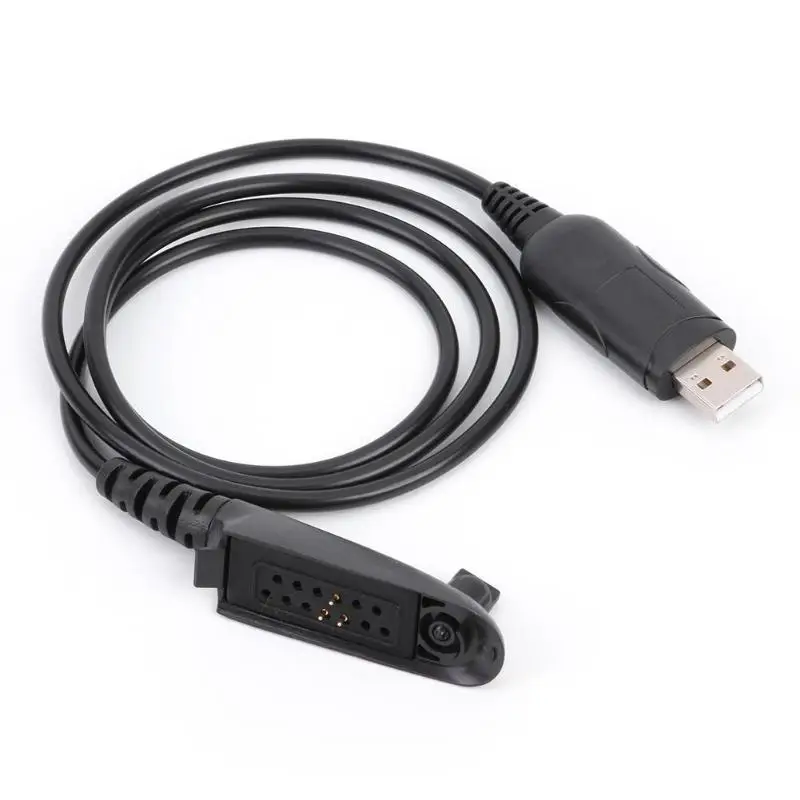 1 м USB Частотный Кабель для программирования для Motorola двухстороннее радио GP340 черный внешний вид длина 1 м 1000x20x20 мм