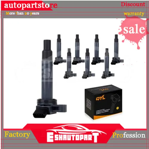 8 шт. Катушка зажигания для TOYOTA LAND CRUISER TOYOTA PRADO LEXUS GS IS LS 2.0L 4.3L 4.7L(96-) 90919-02230 90919-02249 90919-02259