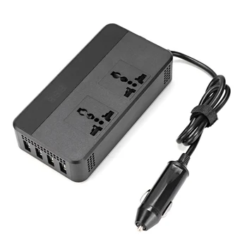 

12V To 220V Car Inverter 200W Intelligent Digital Display Converter Multi-function Truck Auto Socket Charger