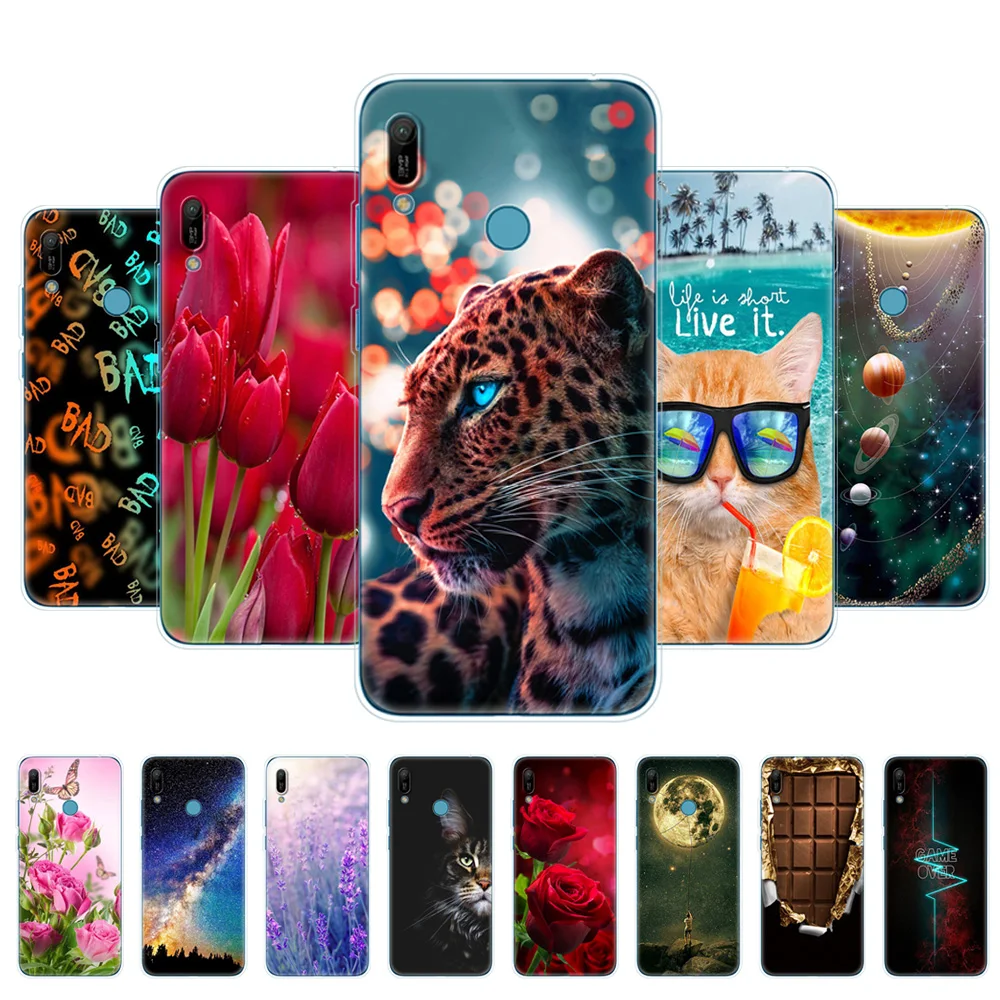 Per Huawei Y6 2019 Custodia Per Huawei Y6 Pro 2019 Cover Posteriore Per Huawei Y6 2019 Mrd-Lx1 Mrd-Lx1F Y 6 Pro Y6 Prime Custodia Per Telefono