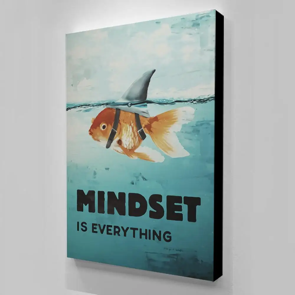 Настенная картина голубые рыбы плакаты холст HD Домашний Декор Картина настенное