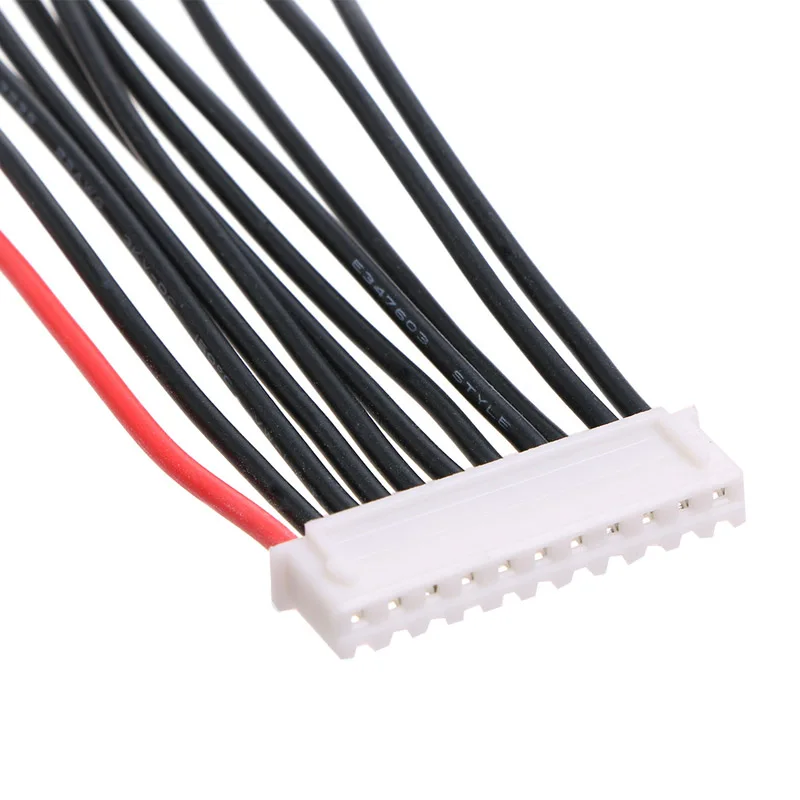 10S1P Lipo батарея баланс зарядное устройство кабель 22 AWG кремниевый провод JST XH Разъем 10 см