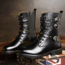 Зимние ботинки; Мужская обувь «Челси»; классическая модная мужская обувь в байкерском стиле; Мужские модельные туфли с острым носком; мотоциклетные ботинки на меху