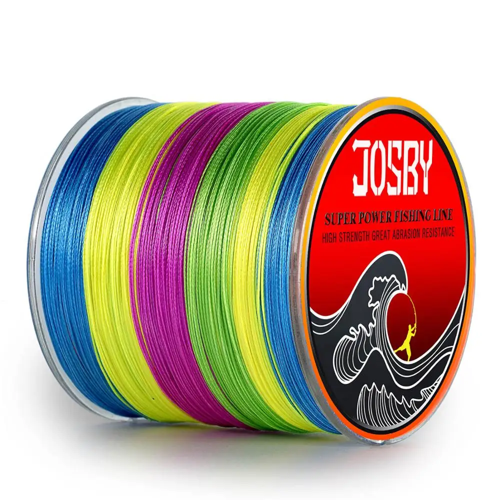 JOSBY 8 жильная японская суперпрочная плетеная полиэтиленовая рыболовная леска