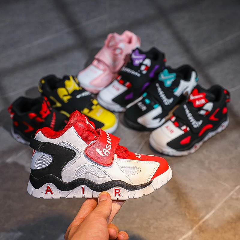 infant boys black trainers