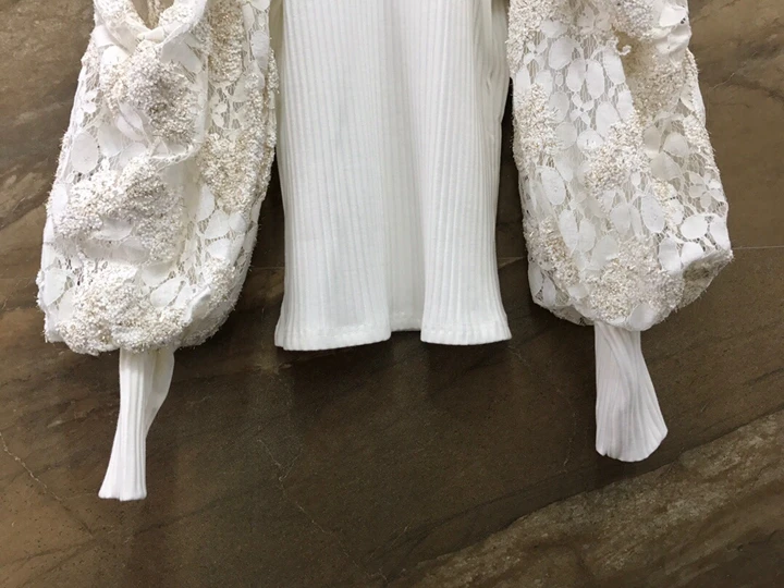 Зимний женский пуловер свитер пальто дикая прострочка слоеная 1220
