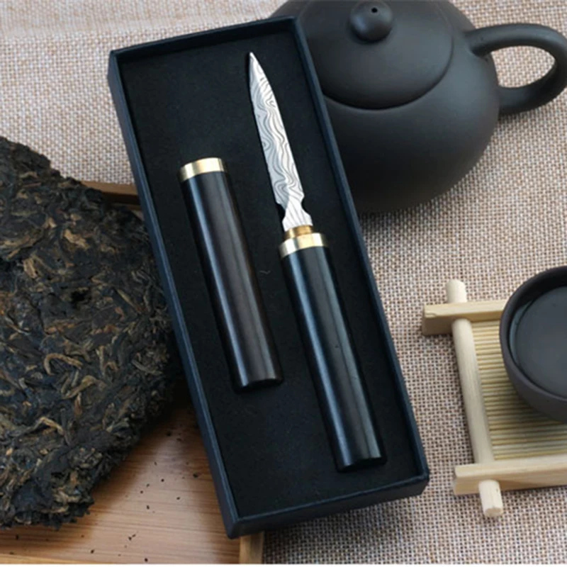 Stainless Puer Tea Knife Cutter Tools Needle Prying Handmade Tea Knife Accessories Gift Caja De Te Teaware