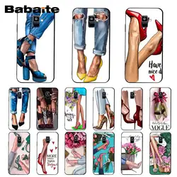 Babaite VOGUE для маленькой принцессы на высоком каблуке чехол для телефона для Samsung Galaxy A7 2018 A50 A70 A8 A3 A6 A6Plus A8Plus A9 2018