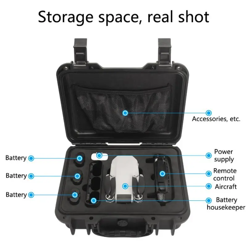 

For Mavic Mini Portable Hard Shell Storage Box For DJI Mini Suitcase Aerial Small Waterproof Explosion-proof Box For DJI Mavic