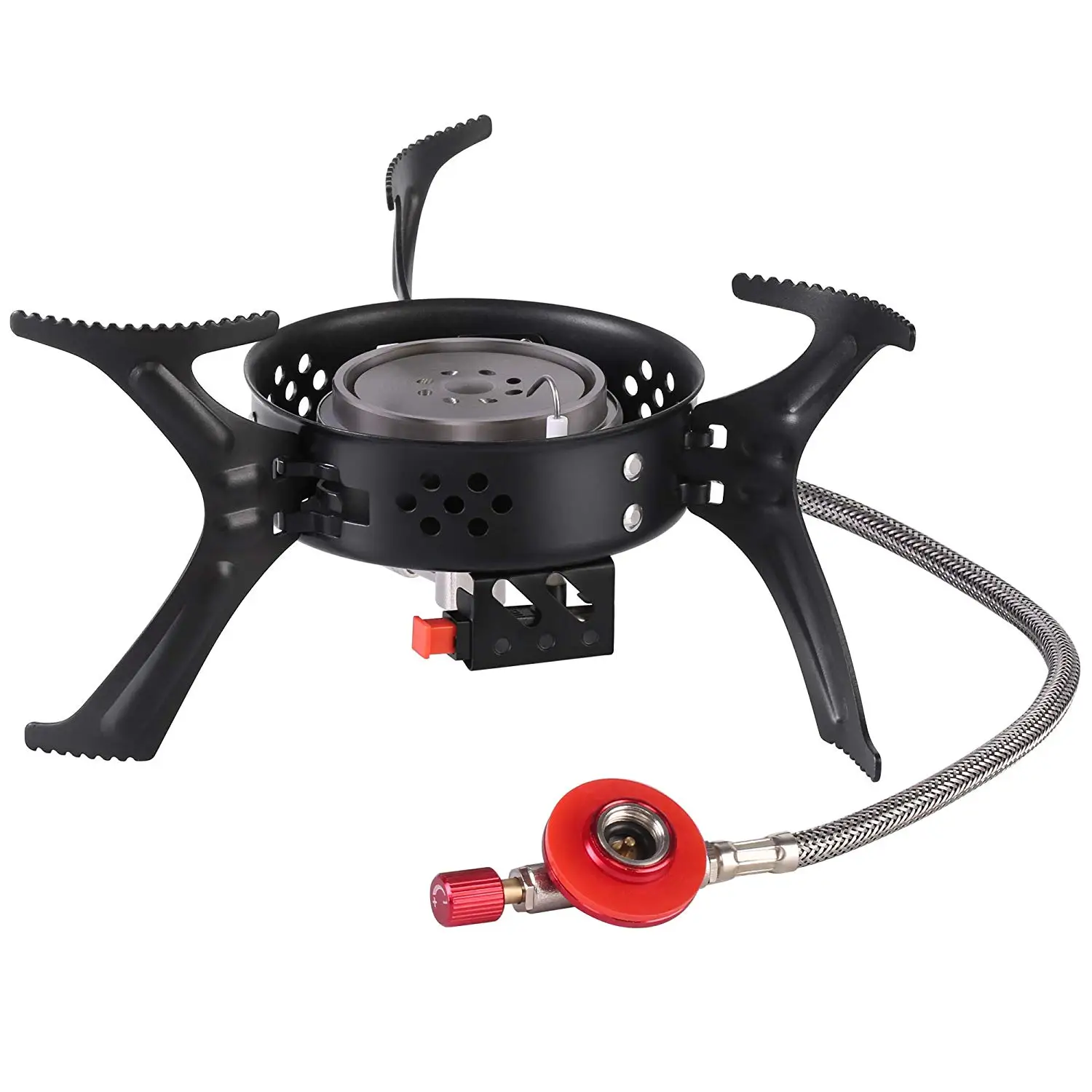 

316g 3200W Portable Camping Gas Stove Backpacking Stove Wind-Resistance Camp Stove for Outdoor Camping Hiking Cooking Gas Burner