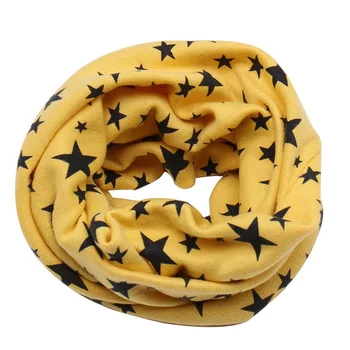 

2020 New Spring Autumn Style Star Baby Scarf Kids Child Cotton Scarves Boys Girl Scarf Children Collar Child Neck Scarf 40*20cm