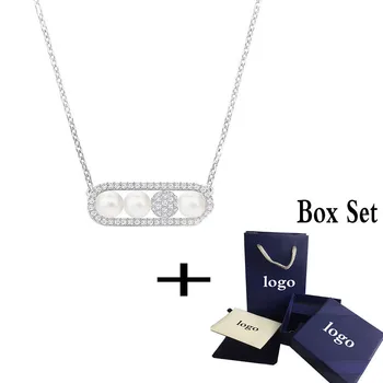 

2020 Fashion High Quality Transfer Pearl Necklace Exquisite Temperament Lady Jewelry Send Girlfriend Engagement Best Gift