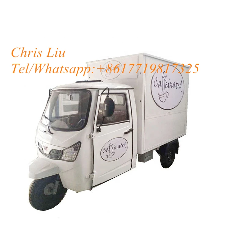 Piaggio ape пищевой грузовик/электрический грузовик для пищевых продуктов/мобильный электрический грузовик для пищевых продуктов