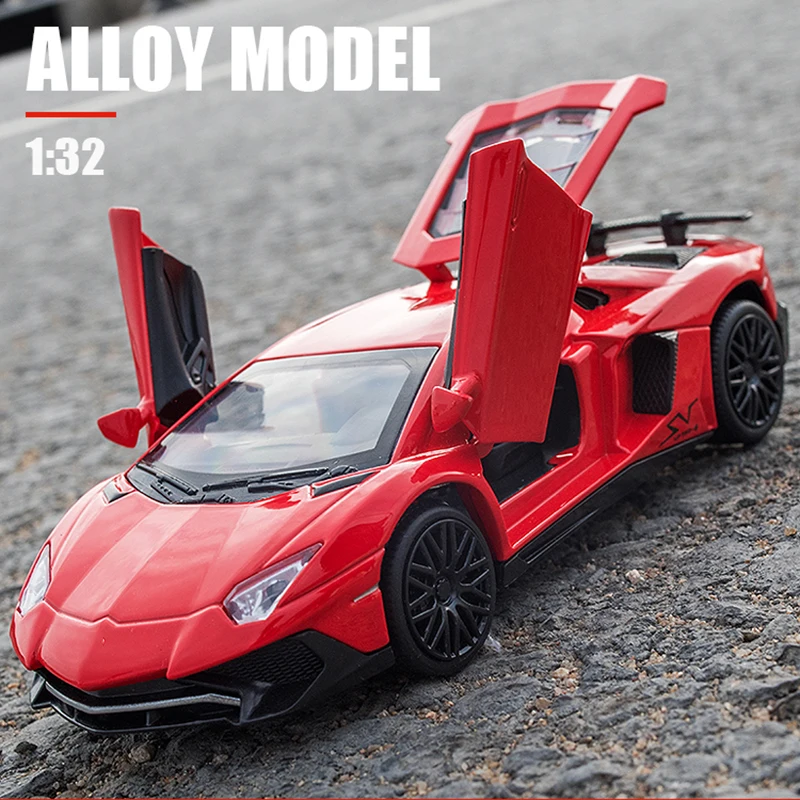 LP770 LP750 1:32 сплава литья под давлением модели автомобилей автомобильные часы со