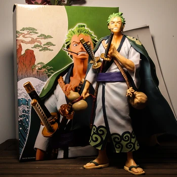

One Piece Wano Country Roronoa Zoro Kimono Ver. PVC Figure Collectible Model Toy