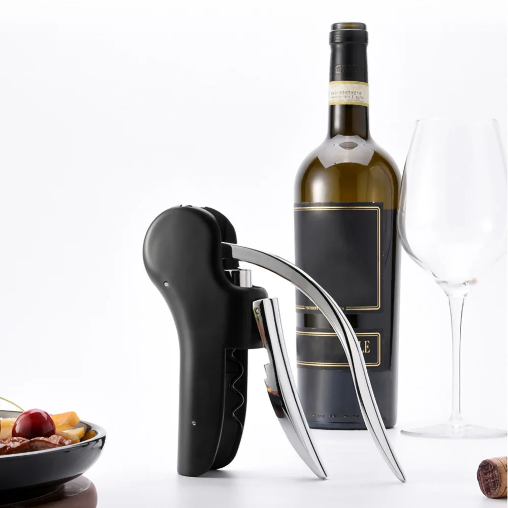 Профессиональный Мощный штопор для бутылок штопор из сплава цинка встроенный фольга резак Премиум Кролик рычаг штопор