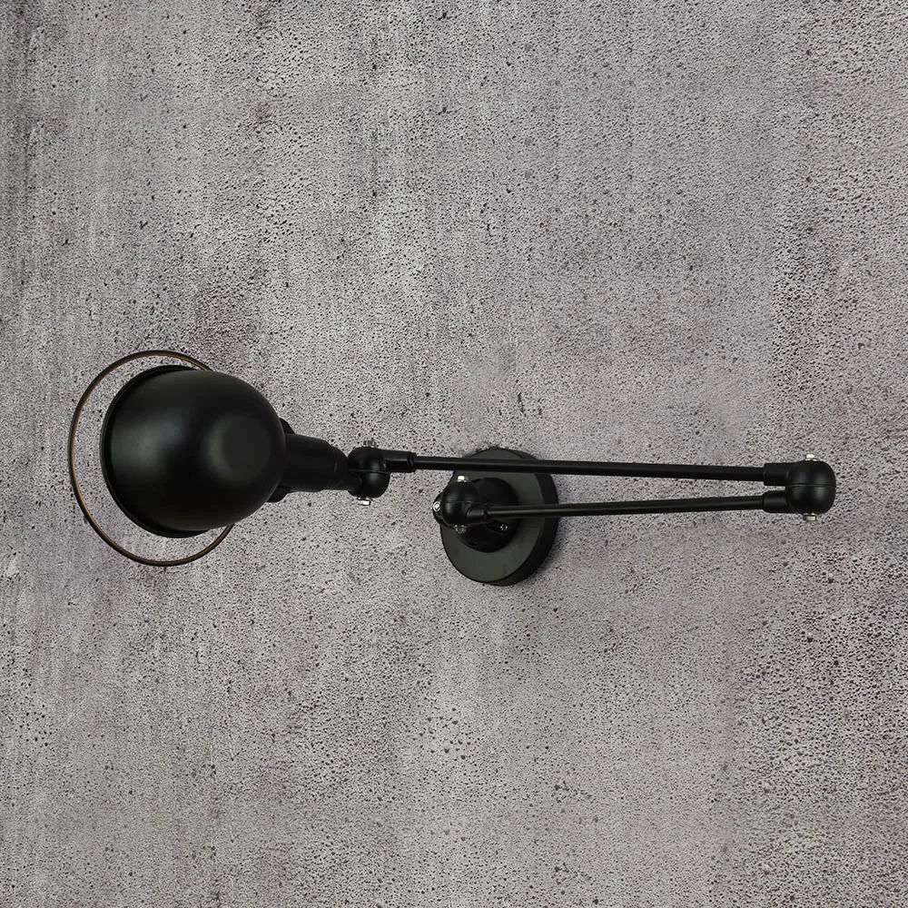 Wall Mounted Adjustable Loft Style Lamp For Home And Office