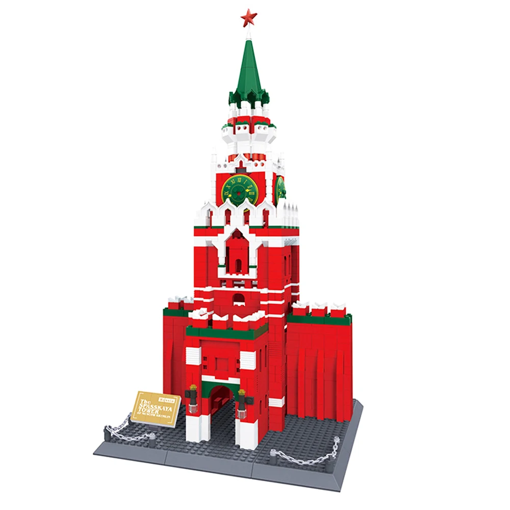 Wange 5219 1048 шт Мпц известный Кремль Структура строительные блоки на день рождения