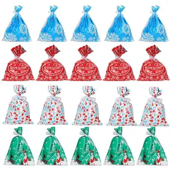 

30PCS Christmas Gift Bag Durable Portable Exquisite Funny Packaging Pouch Gift Bag for Christmas Party