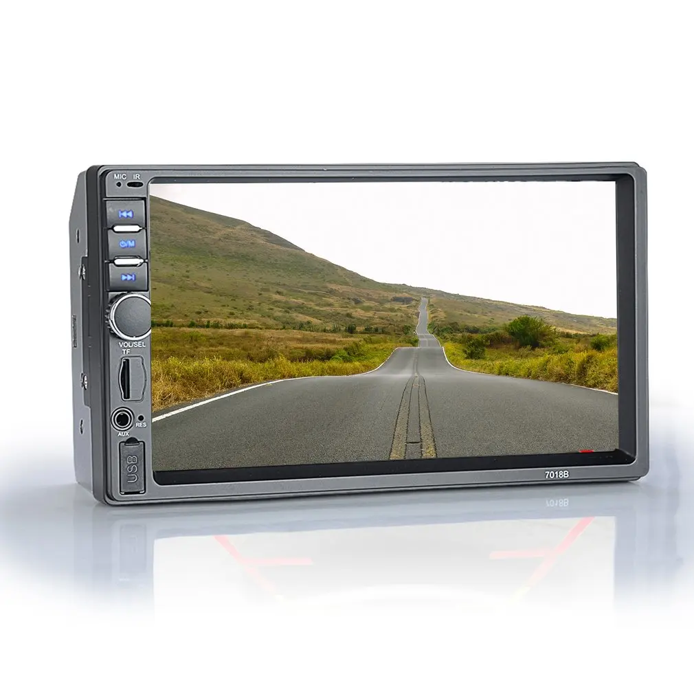 7018B 7 дюймов цветной экран ЖК-дисплей двойной шпиндель машина плеер Hd автомобильный монитор Автомобиль Mp5 автомобиль Mp5 плеер