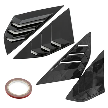 

Car Rear Window Blinds Side Tuyere Louvers Vent Quarter Louver Scoop Cover Car Window Louvers Auto Blinds Side Louvers