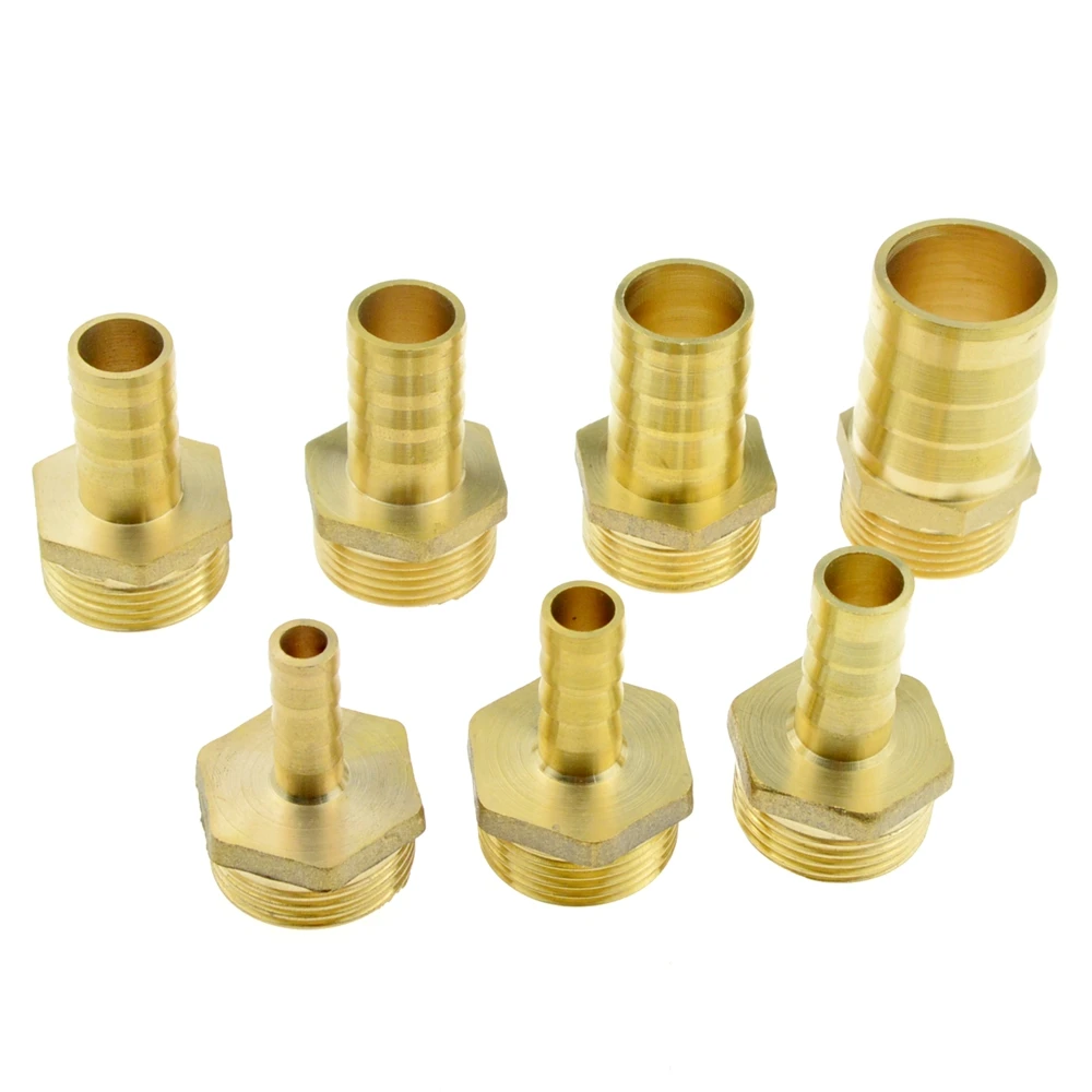 Brass Hose Fitting 3/4 Inch Bsp Male Thread 10mm 12mm 16mm 19mm 25mm