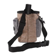 Поясная Сумка для питомцев, на завязках, с рисунками милых собак для домашних животных