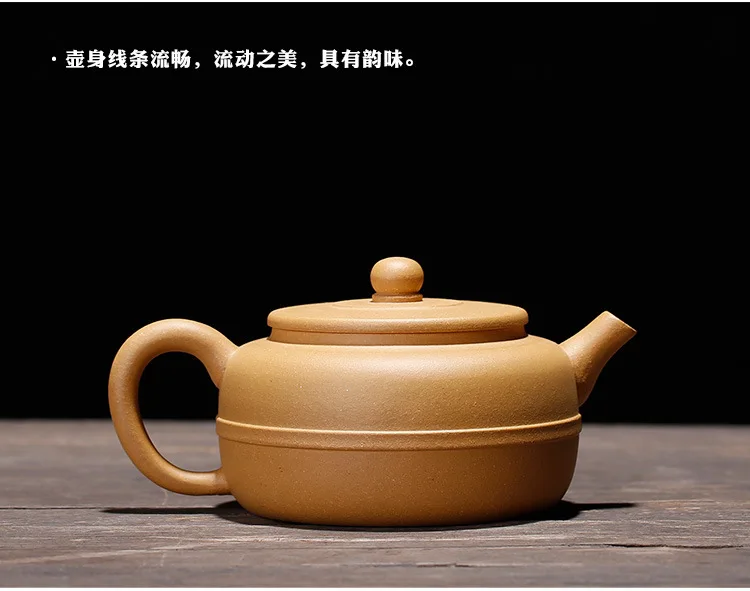 Rain Sand Yixing Tea Pot Raw Ore Segment Mud-Abdomen Yixing Clay Teapot Manufacturers Wholesale Manufacturers Support a Generati