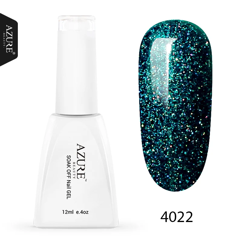 4022 Azure beauty, 12 мл, фиолетовый цвет, серия, Гель-лак для ногтей, замачиваемый, блеск, УФ-гель для ногтей, горячая Распродажа, цветной, лак для ногтей - Цвет: 4022