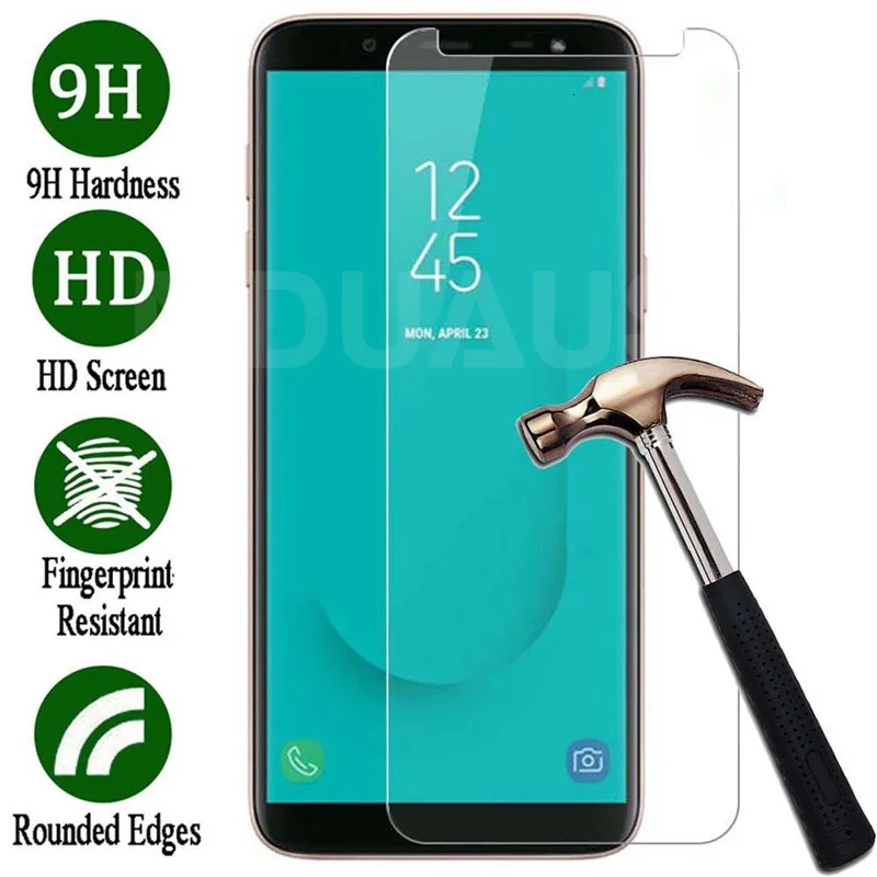 9H противоударное Защитное стекло для Samsung Galaxy J2 J3 J7 J8 A9 2018 A6 A8 J4 J6 Plus закаленное