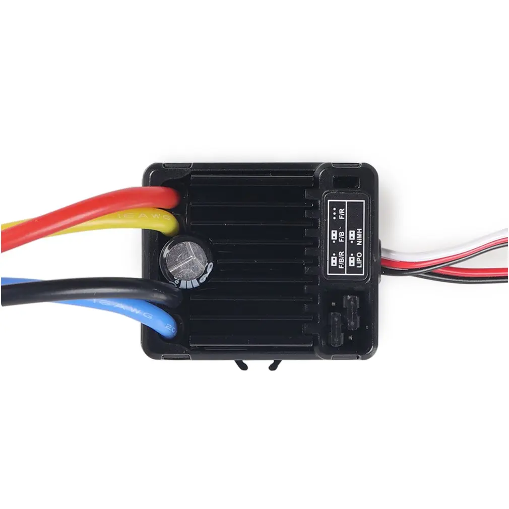 1060 2-3S 60A Waterproof Brushed ESC with BEC 5V/2A for 1/10 RC Tamiya Traxxas Redcat HPI RC Car Parts Accessories