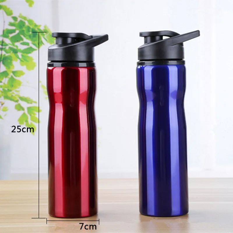 

Stainless Steel Sports Water Bottle Outdoor 2018 750ML Mountaineering Kettle with Baking Print Portable My Water Bottle 50UU104