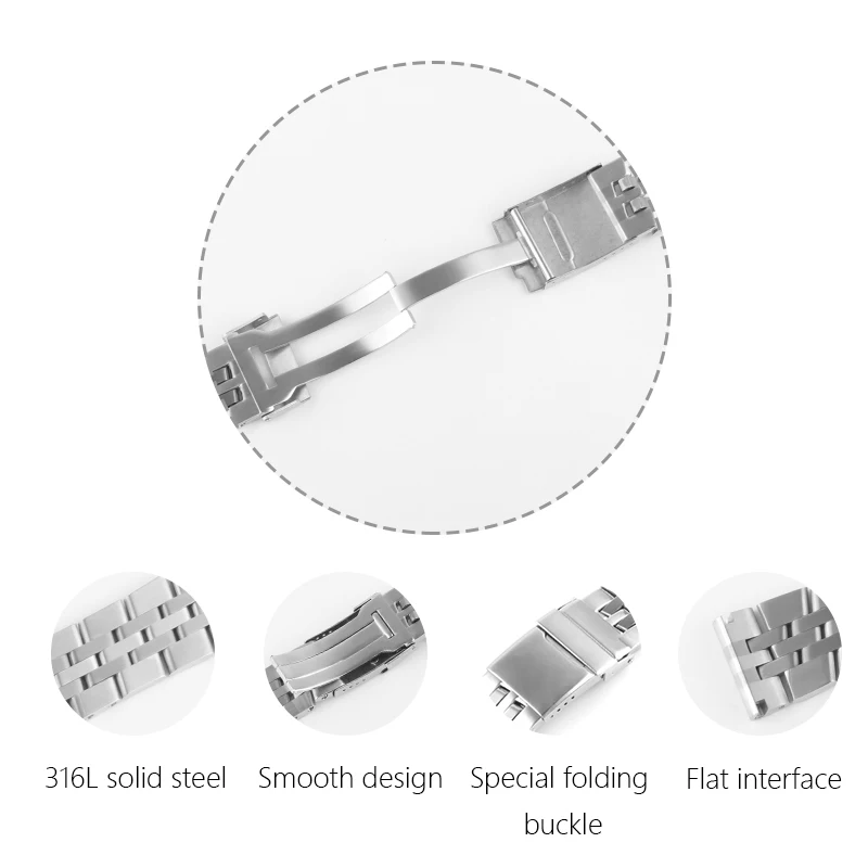 22 мм, 24 мм, нержавеющая сталь, ремешки для часов Breitling, фирменный ремешок для океанских часов, Браслет 18 мм, 20 мм, серебристый, золотой, черный
