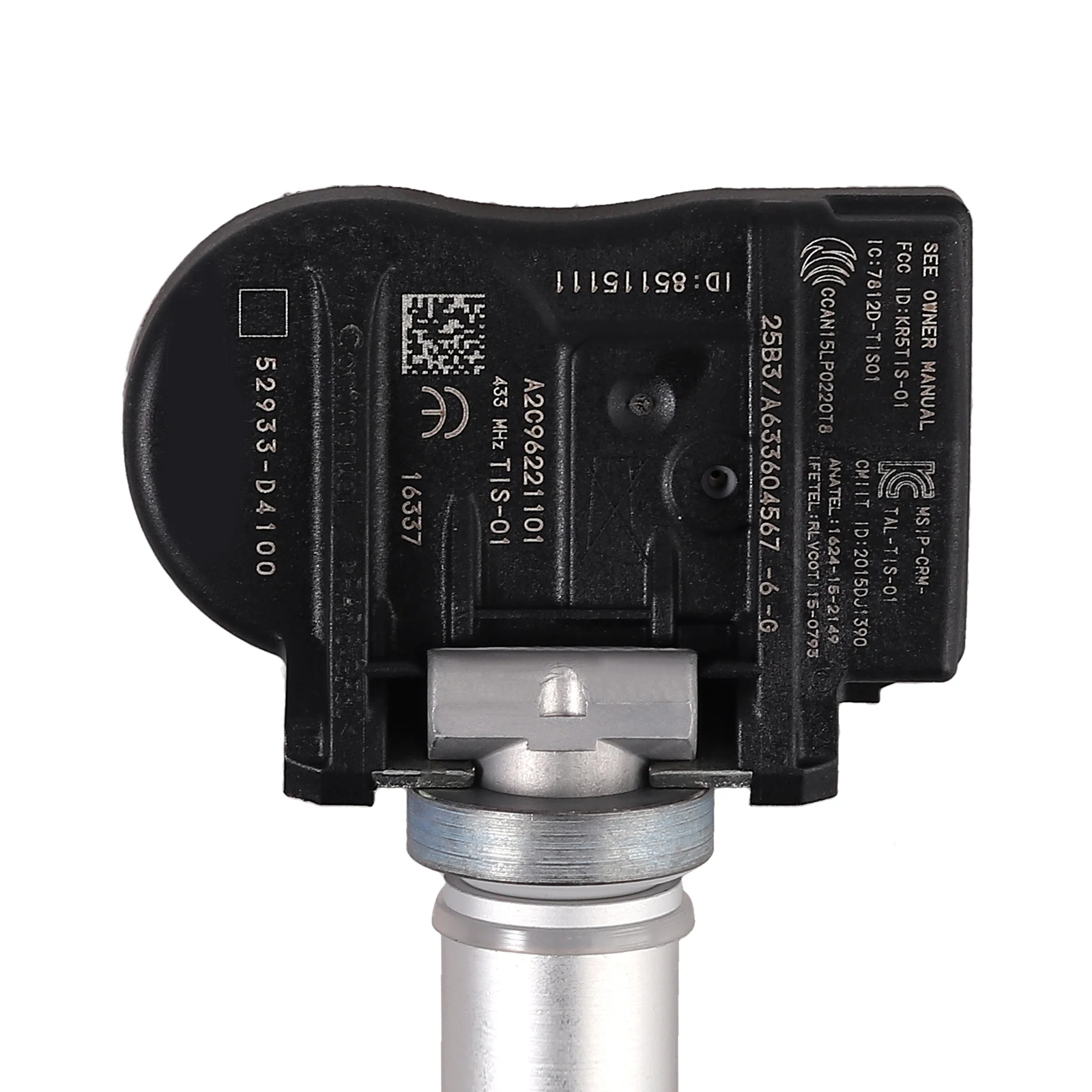 Justech TPMS Датчик давления в шинах 433 МГц система мониторинга 52933-d4100 для KIA hyundai Genesis датчик давления в шинах автомобиля